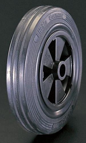 ESCO（エスコ） 80x25mm 車輪(ﾗﾊﾞｰﾀｲﾔ･PPﾘﾑ) EA986MC-80