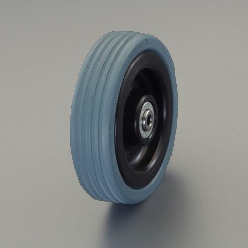 ESCO(エスコ) 80x25mm 車輪(ラバータイヤ・ナイロンリム・ボールベアリング EA986MF-80
