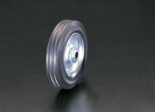 ESCO（エスコ） 200x50mm 車輪(ﾗﾊﾞｰﾀｲﾔ･ｽﾁｰﾙﾘﾑ) EA986MG-200
