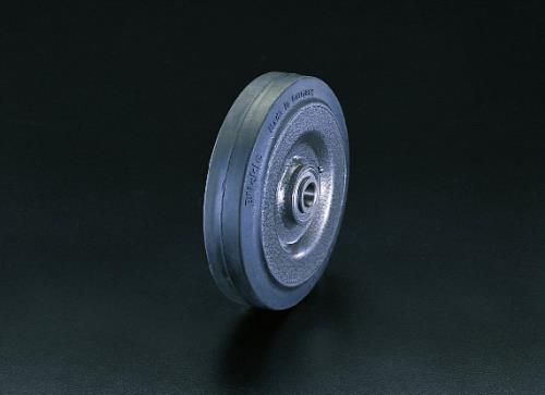 ESCO（エスコ） 100x45mm 車輪(ﾗﾊﾞｰﾀｲﾔ･ｽﾁｰﾙﾘﾑ･ﾎﾞｰﾙﾍﾞｱﾘﾝｸﾞ EA986MH-100