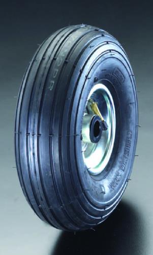 ESCO（エスコ） 300x100mm 車輪(空気入･ｽﾃｨｰﾙﾘﾑ･ﾍﾞｱﾘﾝｸﾞ) EA986MW-12