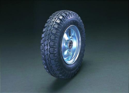 ESCO（エスコ） 300x100mm 車輪(空気入･ｽﾃｨｰﾙﾘﾑ･ﾍﾞｱﾘﾝｸﾞ) EA986MX-310