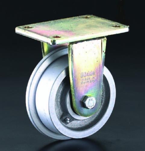 ESCO（エスコ） 125mm キャスター(ｽﾃｨｰﾙ車輪・ﾚｰﾙ用) EA986NV-125