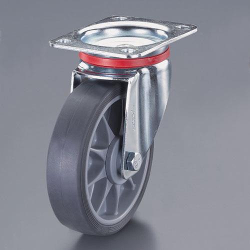 ESCO（エスコ） 125mm キャスター(自在金具・ﾎｲｰﾙｶﾊﾞｰ付) EA986PD-125