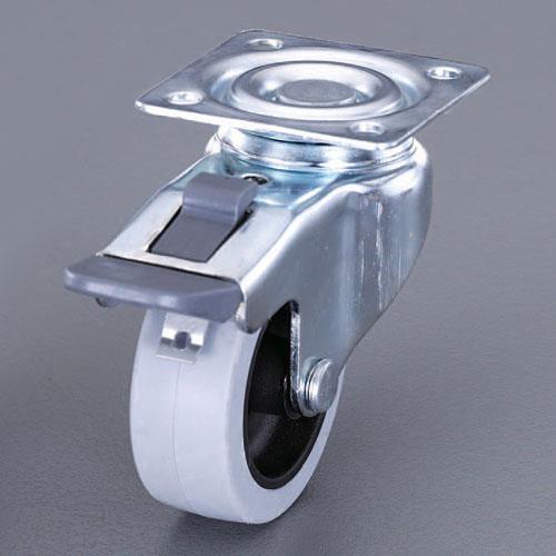 ESCO（エスコ） 50mm キャスター(自在金具・ﾌﾞﾚｰｷ付) EA986PE-23