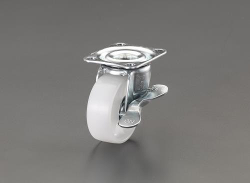 ユーエイキャスター 75mm キャスター(自在金具･ﾌﾞﾚｰｷ付) G-75NS