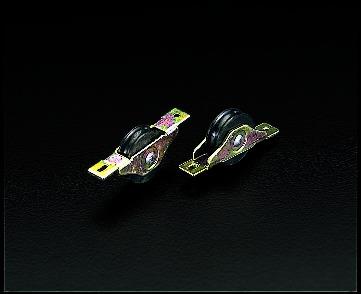ESCO（エスコ） 戸車(吸音型/2個) EA986RF-36