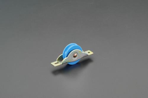ESCO（エスコ） 24mm 戸車(丸溝･耐衝撃性特殊ﾅｲﾛﾝ) EA986RG-24A