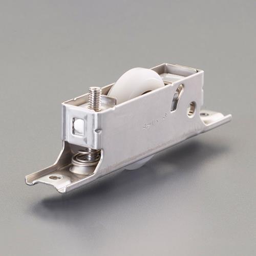 ESCO（エスコ） 30mm 戸車(平型/ﾎﾟﾘｱｾﾀｰﾙ樹脂車/ｽﾃﾝﾚｽ枠) EA986RH-1