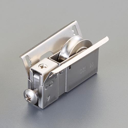 ESCO（エスコ） 9- 14mm ｻｯｼ取替戸車(平行型/ｽﾃﾝﾚｽ車) EA986RJ-66