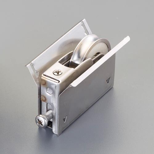 ESCO（エスコ） 14- 24mm ｻｯｼ取替戸車(平行型/ｽﾃﾝﾚｽ車) EA986RJ-76