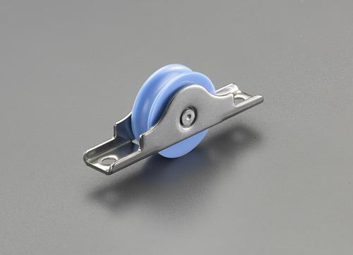 ESCO（エスコ） 30mm/20kg 戸車(丸溝型･ｳﾚﾀﾝ製) EA986RY-1