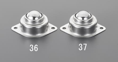 ESCO（エスコ） 69x31mm [ｽﾃﾝﾚｽ製]ボールキャスター EA986S-37