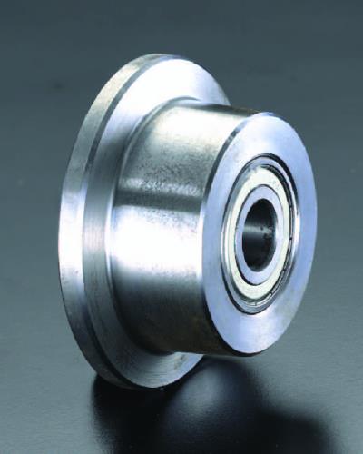 ESCO（エスコ） 125x 40mm 車輪(Bﾍﾞｱﾘﾝｸﾞ･ｽﾃｨｰﾙ製･ﾚｰﾙ用) EA986SF-125