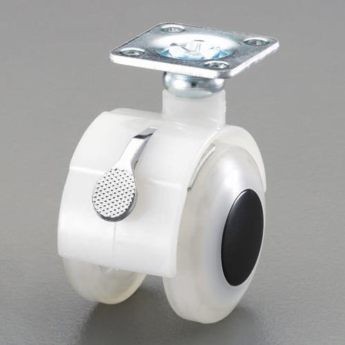 東信製作所（トーシン） 50mm キャスター(ﾂｲﾝﾎｲｰﾙ･ﾌﾞﾚｰｷ付) MYS50-P