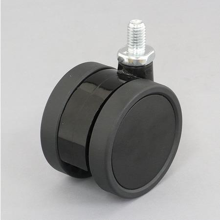 東信製作所（トーシン） 60mm ｷｬｽﾀｰ(ﾂｲﾝﾎｲｰﾙ/ﾌﾞﾚｰｷ付/U3/8x16山) TUS60-B