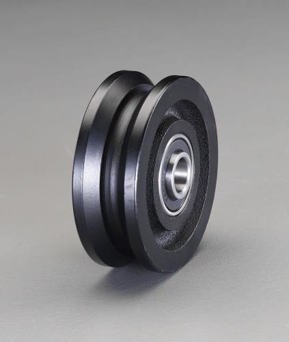 ESCO(エスコ) 60mm 戸車車輪(V型・重量用) EA986VA-260