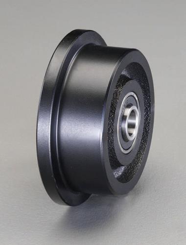 ESCO（エスコ） 150mm 戸車車輪(ﾚｰﾙ用・重量用) EA986VD-350