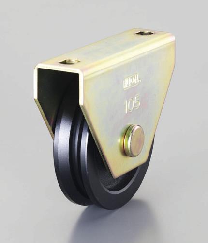 ESCO（エスコ） 50mm/ 200kg 戸車(Ｖ型・重量用) EA986VE-50