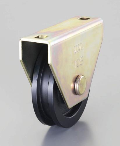 ESCO（エスコ） 50mm/ 200kg 戸車(コ型・重量用) EA986VF-50