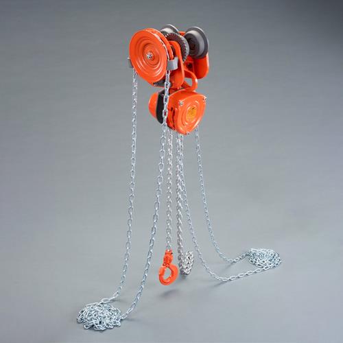 ESCO（エスコ） 0.5ton ｷﾞﾔｰﾄﾞﾄﾛﾘｰ式ﾁｪｰﾝﾌﾞﾛｯｸ EA987EF-0.5