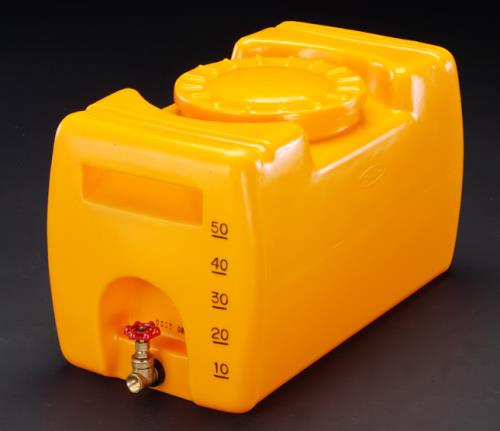 ESCO（エスコ） 50L ポリエチレン給水容器(ﾊﾞﾙﾌﾞ付) EA991AB-0.5