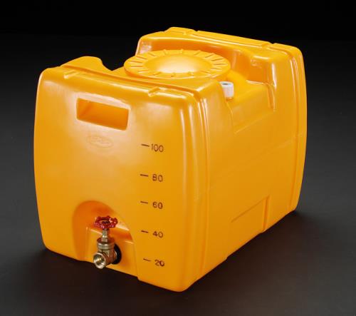 ESCO（エスコ） 100L ポリエチレン給水容器(ﾊﾞﾙﾌﾞ付) EA991AB-1