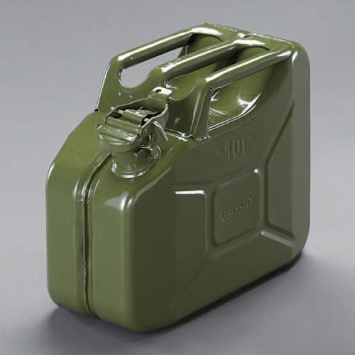 ESCO（エスコ） 10L ガソリン携行缶(横型/OD色) EA991HB-21A