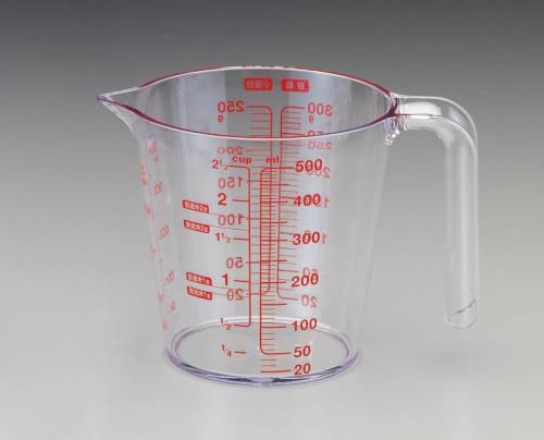 ESCO（エスコ） 500ml 計量カップ(耐熱) EA991KA-37