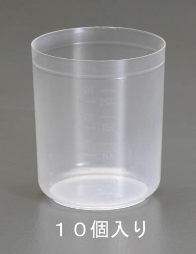 瑞穂化成工業 200ml 目盛付カップ(PP製/10個) 0161