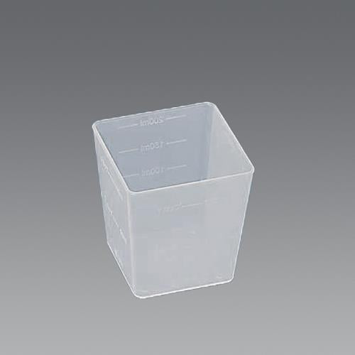 ESCO（エスコ） 66x 66x 72mm/200ml 計量カップ(角型) EA991K