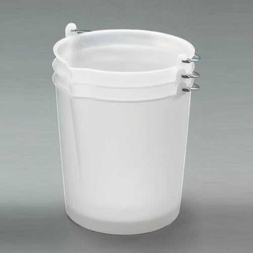 ESCO（エスコ） 15L ポリバケツ(高耐久/ｸﾘｱ/3個) EA991PC-2