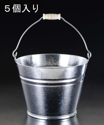 ESCO（エスコ） 10L バケツ(ｽﾁｰﾙ製/5個) EA991PD-6