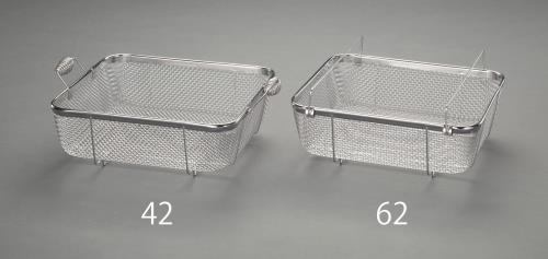 ESCO（エスコ） 370x315x100mm 部品洗浄ざる(ｽﾃﾝﾚｽ製) EA992CE-62