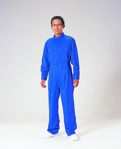 ESCO（エスコ） [Ｍ] 継ぎ作業服(青) EA996AC-31