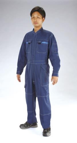 ESCO（エスコ） [3L] 継ぎ作業服(帯電防止/ﾈｲﾋﾞｰ) EA996AC-54