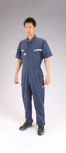 ESCO（エスコ） [3L] [防臭･消臭･抗菌]継ぎ作業服(ﾈｲﾋﾞｰ) EA996AJ-14