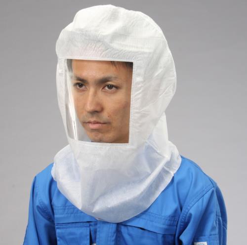 ESCO（エスコ） 使い捨て頭巾(SMS不織布/10枚) EA996AW-1