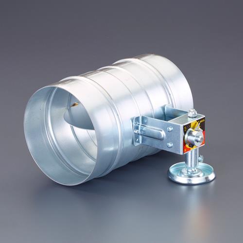 ESCO（エスコ） φ200x132mm 風量調節ダンパー(ｳｫｰﾑ式) EA997DC-200