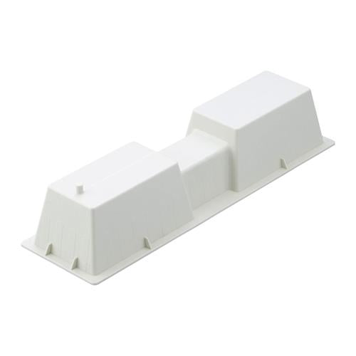 因幡電工 405x116x75.5mm 樹脂製エアコン架台 LC-360N