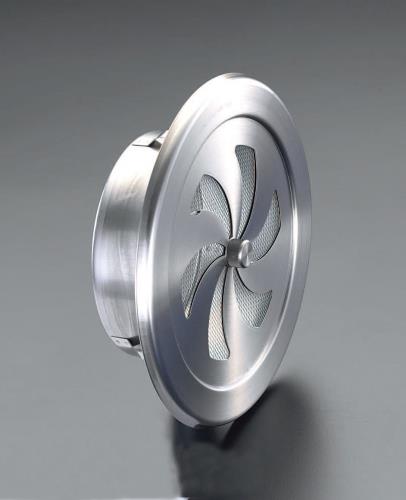 宇佐美工業 145-165mm 内壁換気口(ｽﾃﾝﾚｽ製) UK-RN150S-HL