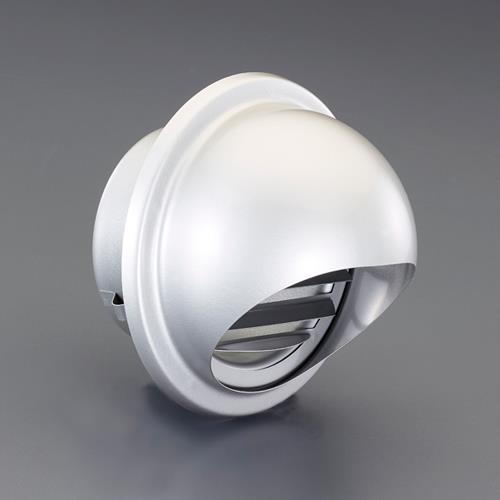 宇佐美工業 97-111mm 丸型ｶﾞﾗﾘ(強制給排気口用/ﾌｰﾄﾞ付 UK-GZV100S-MG