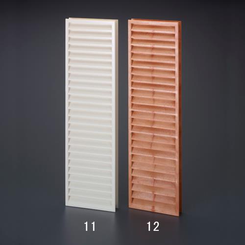 ESCO（エスコ） 150x600mm 立型ドア用ガラリ(ﾁｰｸ) EA997MF-12