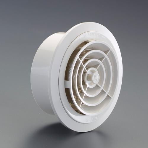 ESCO（エスコ） 150mm 丸型レジスター(樹脂製) EA997MH-6