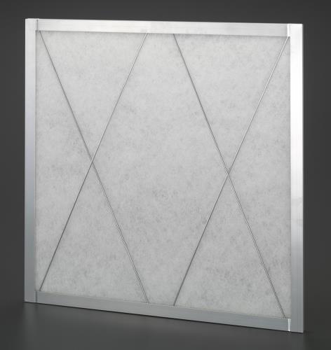 ESCO（エスコ） 500x500x10mm エアフィルター(ｱﾙﾐ枠付) EA997PJ-11