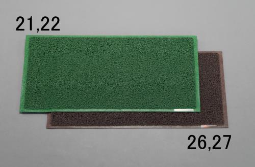 ESCO(エスコ) 0.9x1.5m/9.0mm 泥落しマット(ライトグリーン) EA997R-22