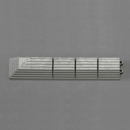 テラモト 75x375mm 角ふち(雄/灰) MR-097-891-5